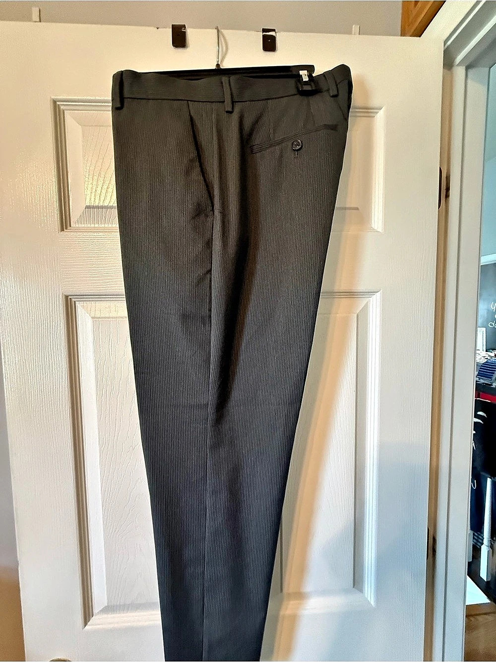 Express Gray Striped Trouser